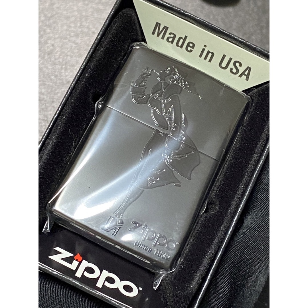 zippo ウィンディ 前面加工 ブラック 希少モデル 2023年製 メンズのメンズ その他(その他)の商品写真