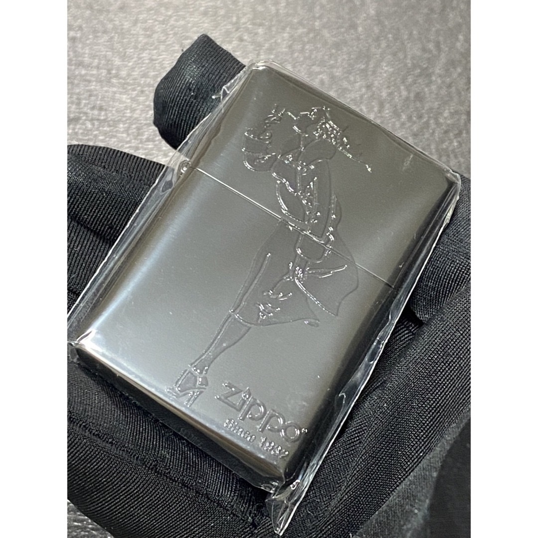 zippo ウィンディ 前面加工 ブラック 希少モデル 2023年製 メンズのメンズ その他(その他)の商品写真