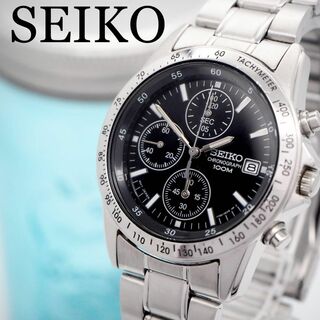 529 SEIKO セイコー時計　メンズ腕時計　クロノグラフ　スモールセコンド