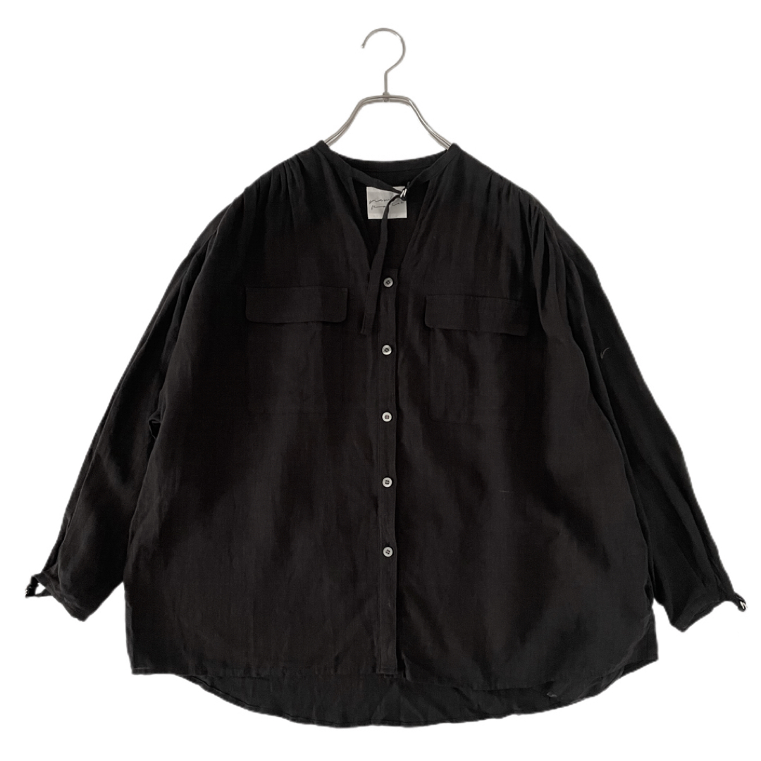 ARTS&SCIENCE(アーツアンドサイエンス)のritsuko karita / boyish linen shirt レディースのトップス(シャツ/ブラウス(長袖/七分))の商品写真