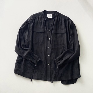 アーツアンドサイエンス(ARTS&SCIENCE)のritsuko karita / boyish linen shirt(シャツ/ブラウス(長袖/七分))