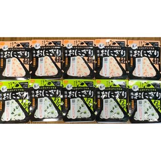 尾西食品 携帯おにぎり 鮭とわかめ42g 10食セット　非常食　災害備蓄　防災(防災関連グッズ)