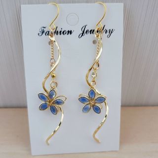 408②# ピアス ハンドメイド フラワー レジン 桜(ピアス)