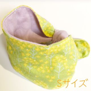 【ハンドメイド】 犬用クールネック クールバンダナ 菜の花ナチュラル Sサイズ(犬)