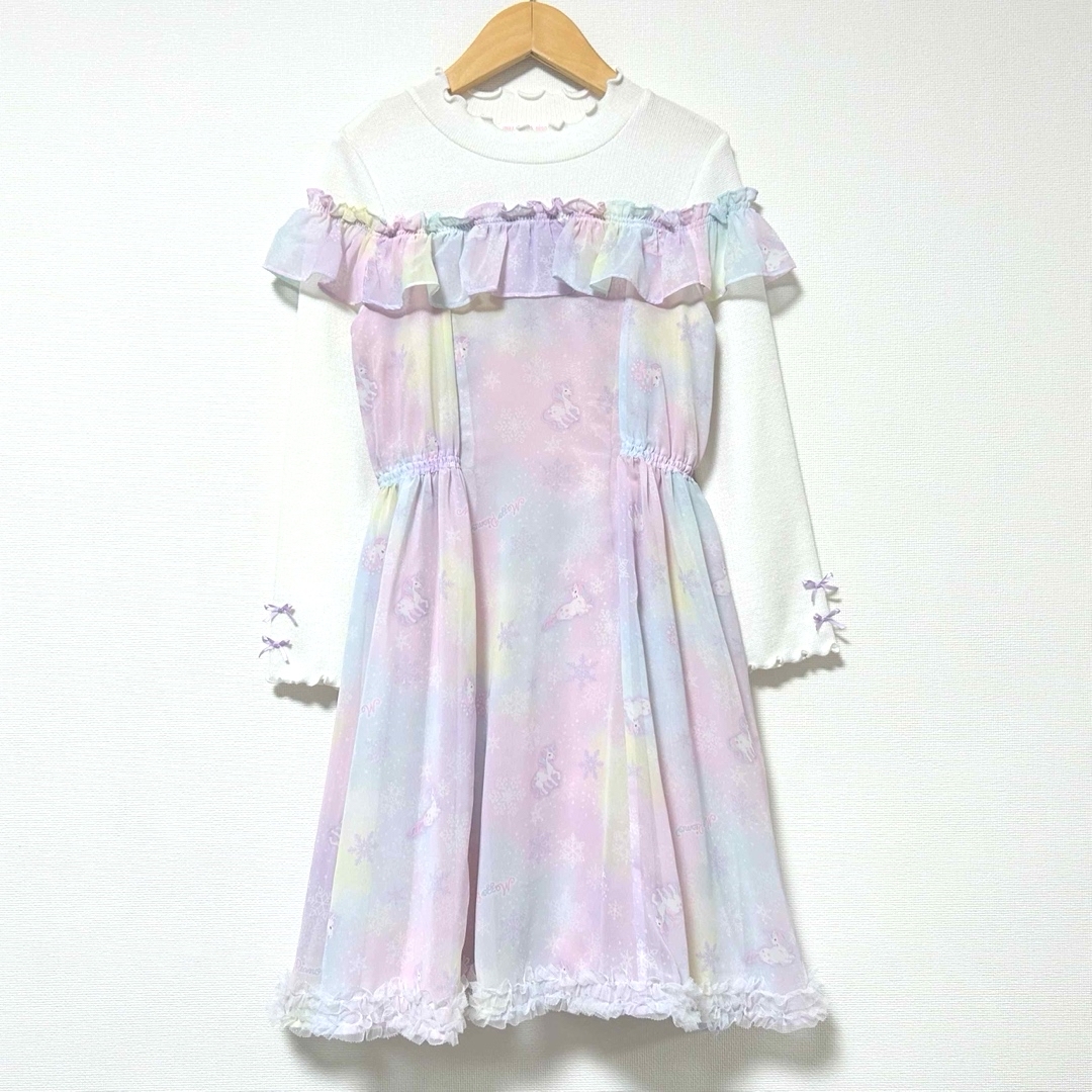 メゾピアノ 130 ユニコーン柄シフォンワンピース 長袖 リボン メルヘン | フリマアプリ ラクマ メゾピアノ 130 ユニコーン柄シフォンワンピース 長袖 リボン メルヘン | フリマアプリ ラクマ