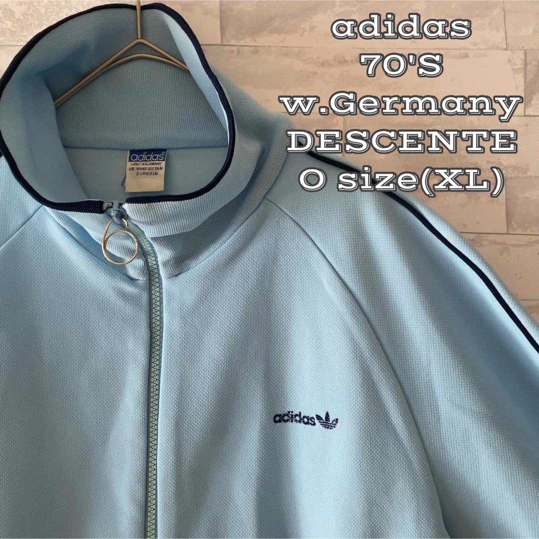 60s 70s 西ドイツ adidas ジャージ デサント製 緑 うごけ 60s 70s 西ドイツ adidas ジャージ デサント製 緑 うごけ