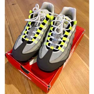 ナイキ(NIKE)の【未使用】AIR VAPERMAX 95 OG NEONイエローグラデ 26cm(スニーカー)