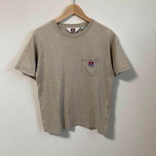 BEN DAVIS ベンデイビス　Tシャツ ポケットT ロゴ　ベージュ　M