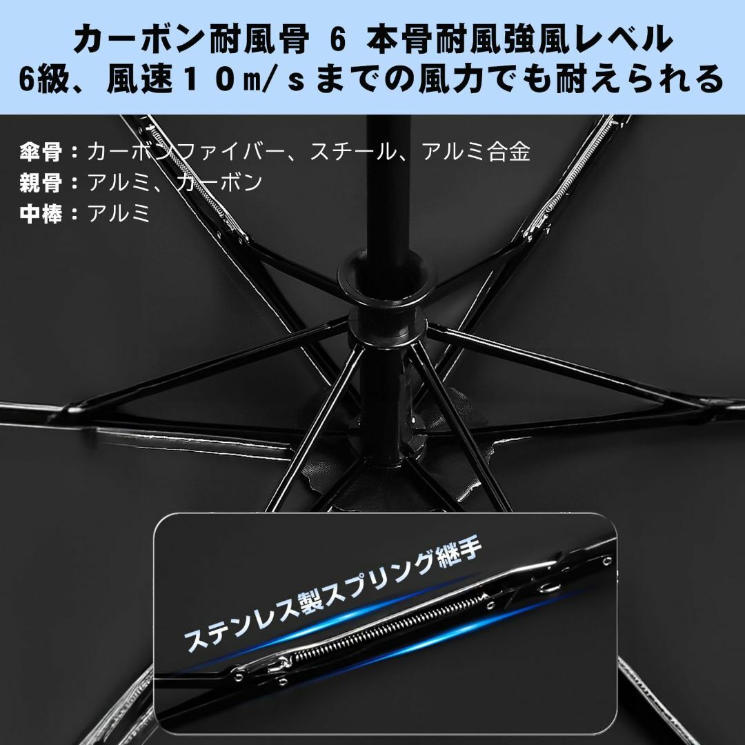 【色: 水色】日傘 超軽傘 最高レベルの紫外線対策 2024新登場 JIS認証  レディースのファッション小物(その他)の商品写真