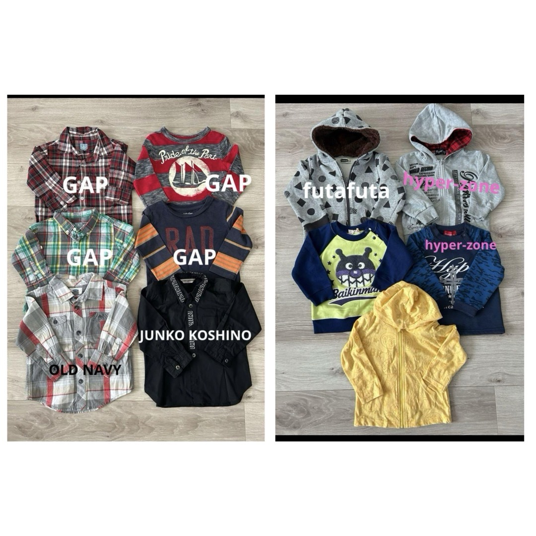 GAP Kids(ギャップキッズ)のキッズ　男の子　まとめ売り　90〜120 キッズ/ベビー/マタニティのキッズ服男の子用(90cm~)(Tシャツ/カットソー)の商品写真