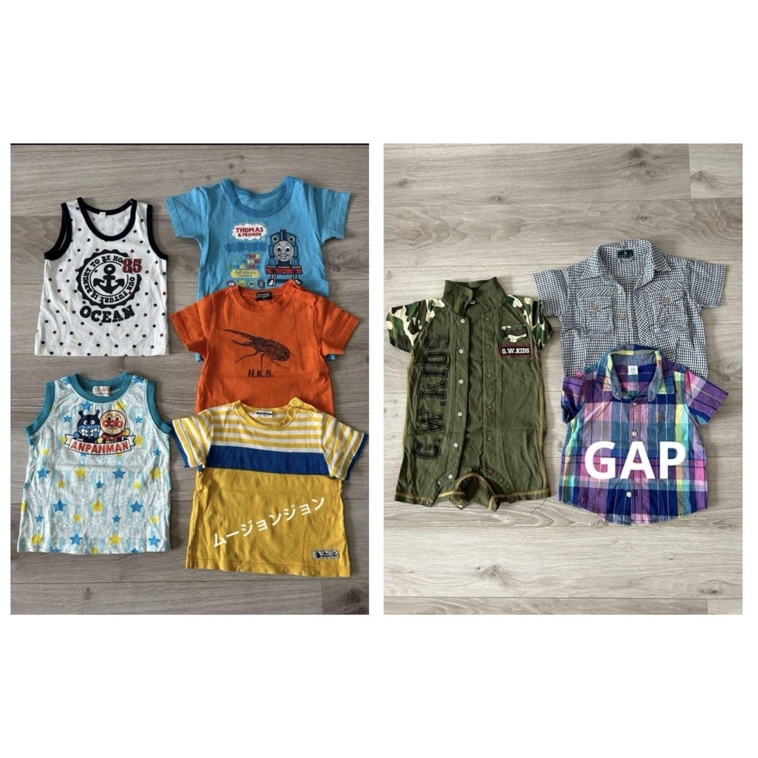 GAP Kids(ギャップキッズ)のキッズ　男の子　まとめ売り　90〜120 キッズ/ベビー/マタニティのキッズ服男の子用(90cm~)(Tシャツ/カットソー)の商品写真