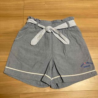 イオン(AEON)のショートパンツ　ベルト付き　130(パンツ/スパッツ)