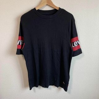 Levi's - Levi's リーバイス Tシャツ アメカジ　ライン　オーバーサイズ　黒　S