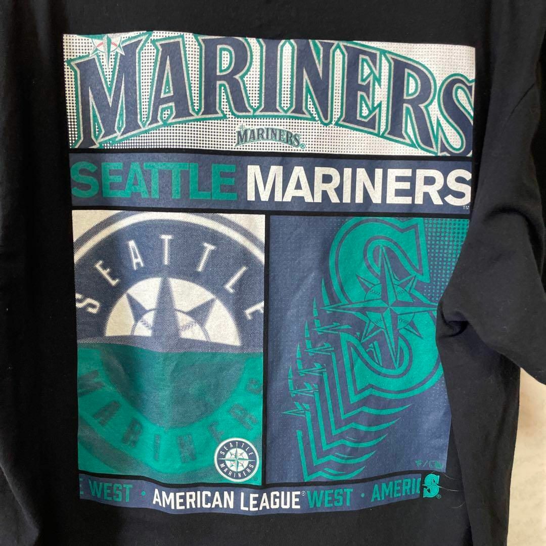 MLB(メジャーリーグベースボール)のMLB　メジャーリーグ　シアトルマリナーズ　オーバーサイズＸＬ　メンズ　古着 メンズのトップス(Tシャツ/カットソー(半袖/袖なし))の商品写真