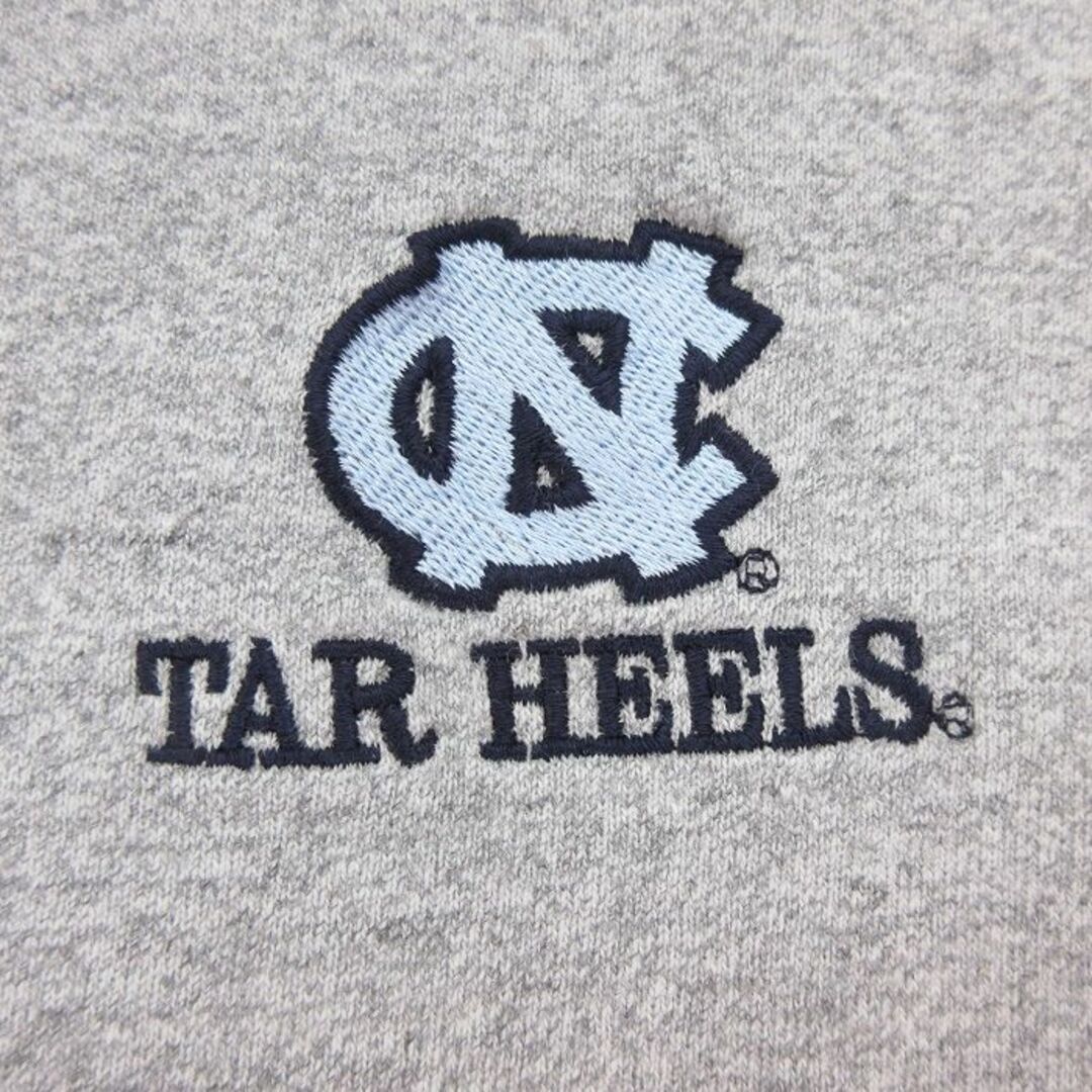 XL★古着 長袖 スウェット メンズ 90年代 90s TAR HEELS 大きいサイズ クルーネック USA製 グレー 霜降り 24apr24 中古 スエット トレーナー トップス メンズのトップス(パーカー)の商品写真