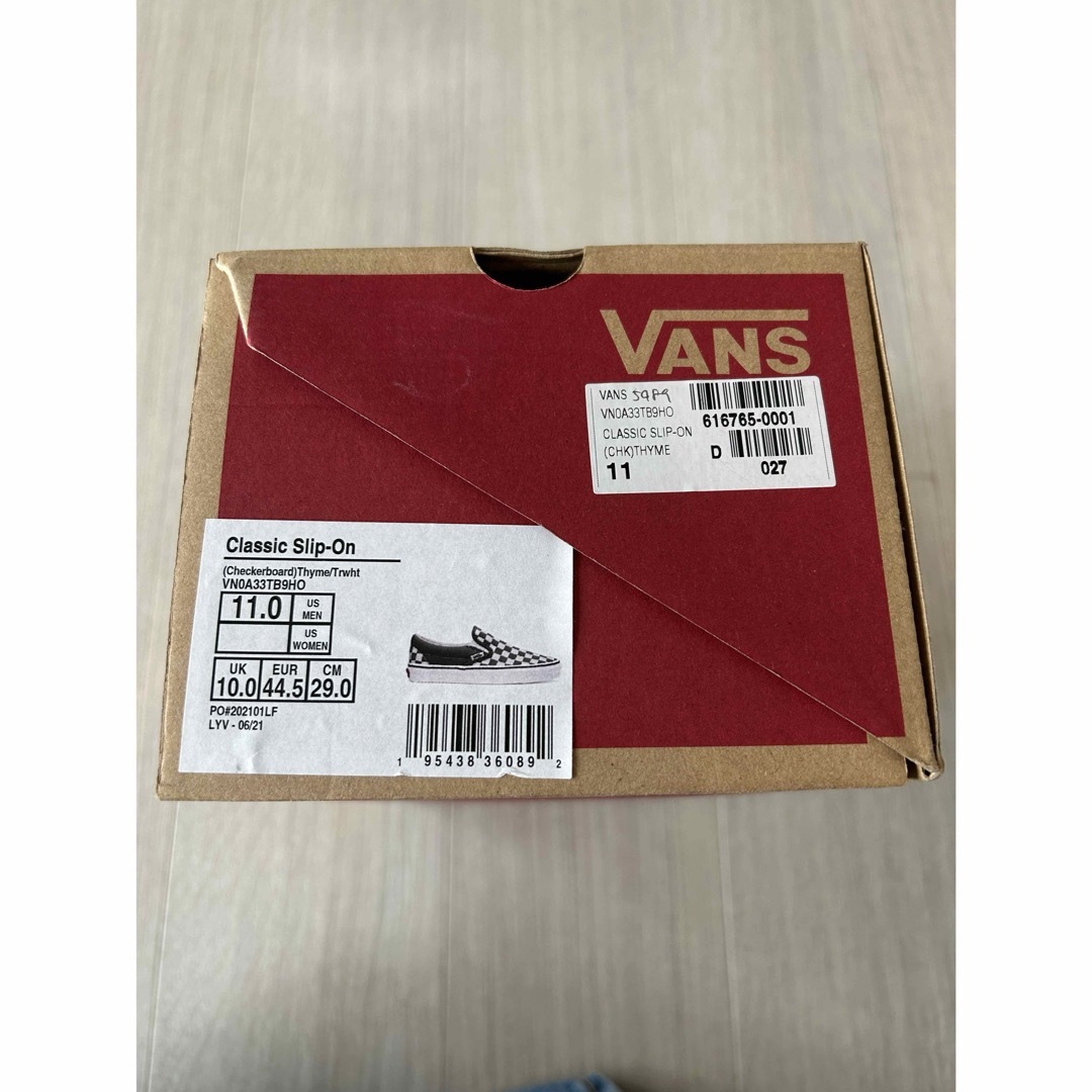 VANS(ヴァンズ)の【新品未使用】VANS バンズ　スリッポン　クラシック　29cm メンズの靴/シューズ(スニーカー)の商品写真