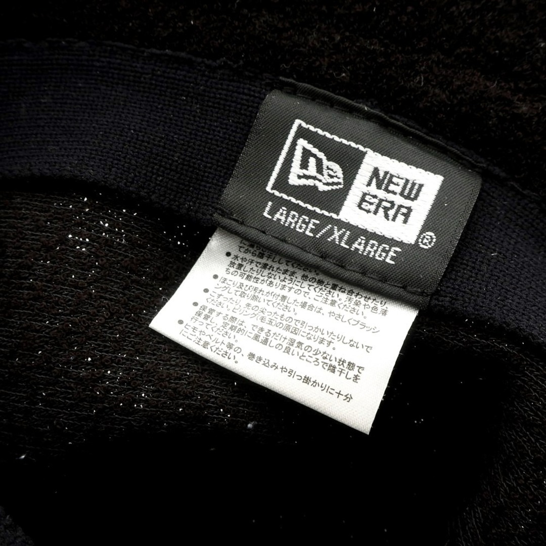 NEW ERA(ニューエラー)の【中古】ニューエラ NEW ERA パイル ハット ブラック【サイズL/XL】【メンズ】 メンズの帽子(ハット)の商品写真