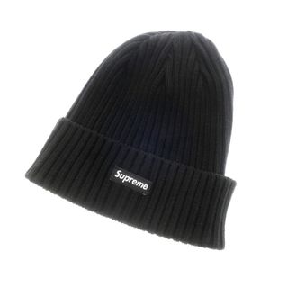 シュプリーム(Supreme)の【中古】【未使用】シュプリーム Supreme 2024年春夏 Overdyed Beanie コットン ニットキャップ ブラック【サイズONE SIZE（58cm）】【メンズ】(ニット帽/ビーニー)