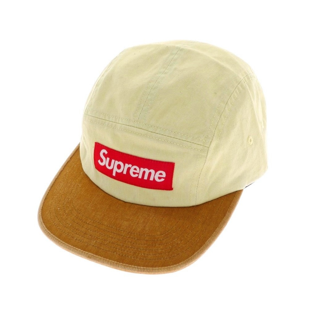 Supreme(シュプリーム)の【中古】シュプリーム Supreme 2024年春夏 Pigment 2-Tone Camp Cap キャンプキャップ イエローベージュxブラウン【サイズONE SIZE（58cm）】【メンズ】 メンズの帽子(キャップ)の商品写真