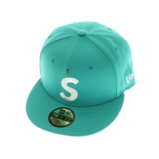 シュプリーム(Supreme)の【中古】シュプリーム Supreme 2024年春夏 Gold Cross S Logo New Era キャップ ブルーグリーン【サイズ7.5】【メンズ】(キャップ)