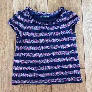 ベビーギャップ(babyGAP)の90cm baby GAP ベビーギャップ　Tシャツ　半袖　小花柄(Tシャツ/カットソー)