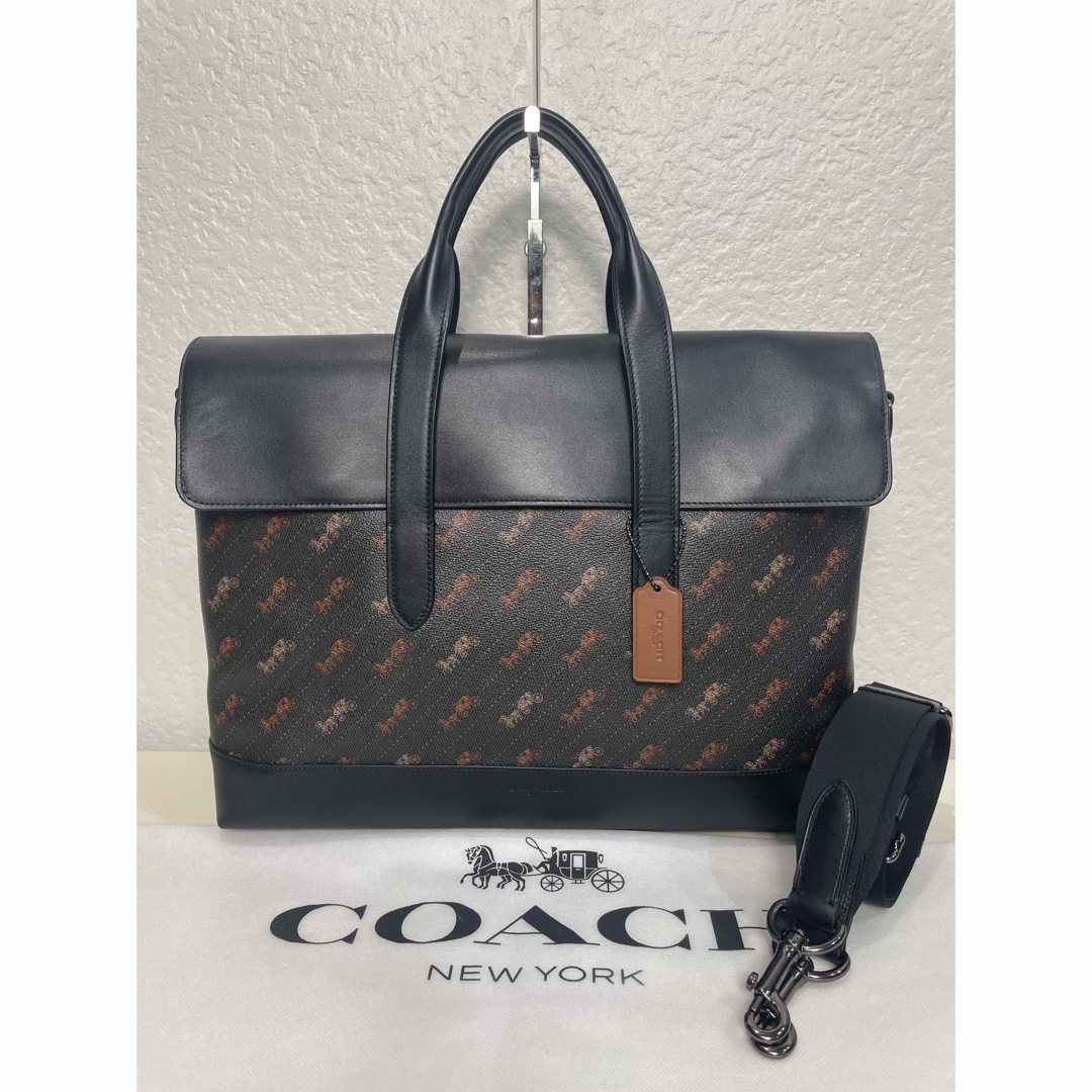 COACH(コーチ)の【未使用級】 コーチ メンテ済み　ビジネス　2way レザー　バッグ　273 メンズのバッグ(ビジネスバッグ)の商品写真