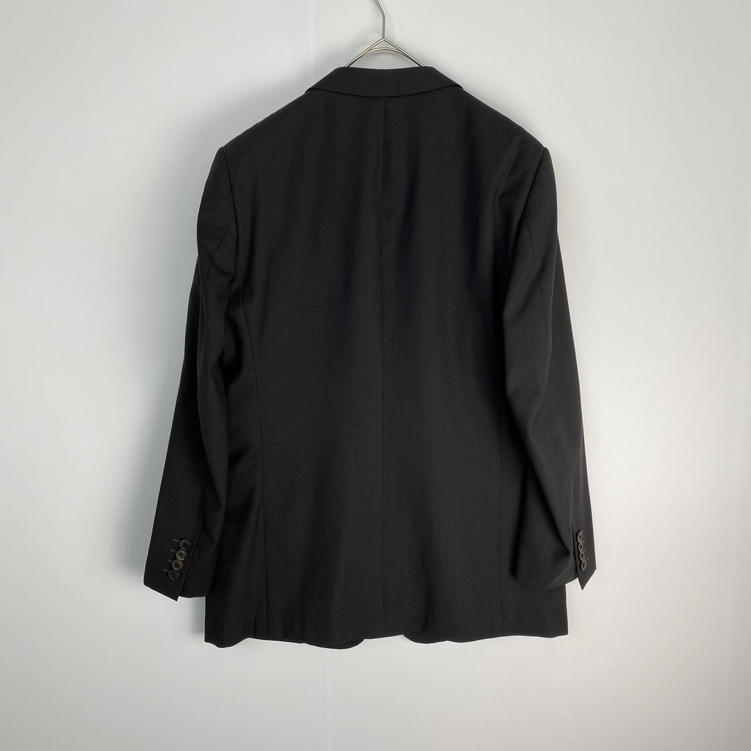 ARMANI COLLEZIONI(アルマーニ コレツィオーニ)のアルマーニコレツォーニ　セットアップ　ダークカラー　夏物　黒 メンズのスーツ(セットアップ)の商品写真