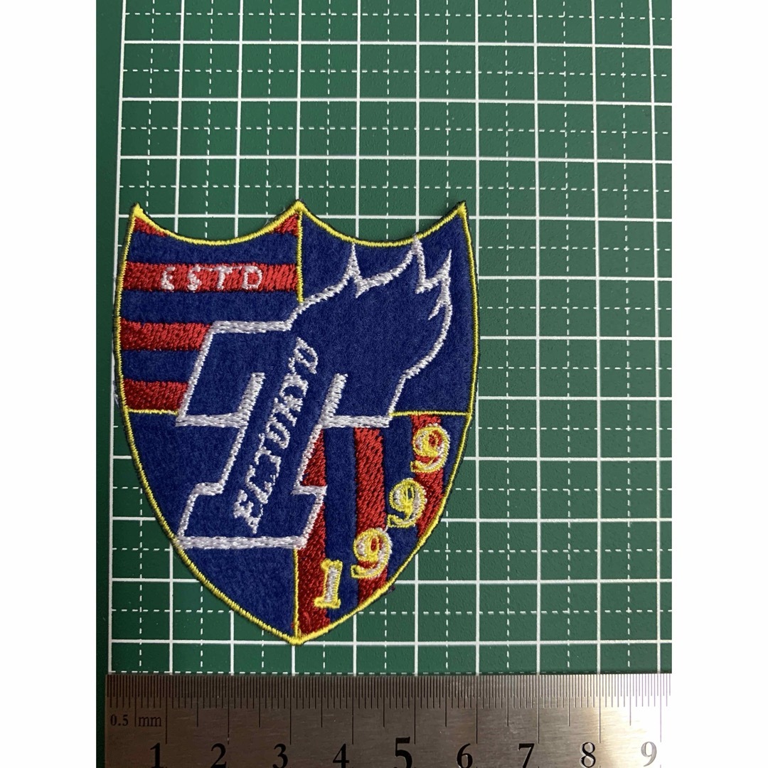 アイロンワッペン　ＦＣ東京　刺繍 スポーツ/アウトドアのサッカー/フットサル(応援グッズ)の商品写真