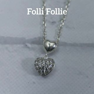 フォリフォリ(Folli Follie)の【匿名配送】フォリフォリ ネックレス SV925 5.8g ハート(ネックレス)