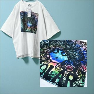 【ScoLar】タイダイ染めスカラーちゃん BIG Tシャツ タグ付未使用