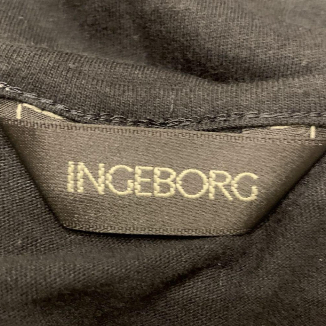 INGEBORG(インゲボルグ)のINGEBORG   黒綿　タンクトップワンピース レディースのワンピース(ひざ丈ワンピース)の商品写真