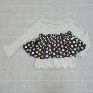 アプレレクール(apres les cours)のアプレレクール 80cm ビスチェ 2枚セット 長袖 女の子(Ｔシャツ)