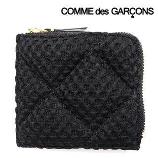 WALLET COMME des GARCONS - 新品 コムデギャルソン L字ジップコインケース 財布 SA3100FT ブラック