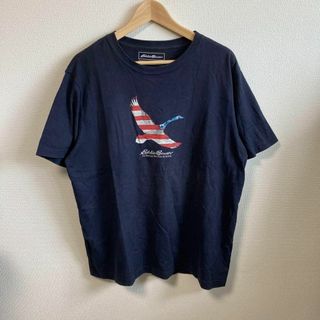 エディーバウアー(Eddie Bauer)のeddie bauer エディーバウアー　Tシャツ オーバーサイズ　黒　XL(Tシャツ/カットソー(半袖/袖なし))