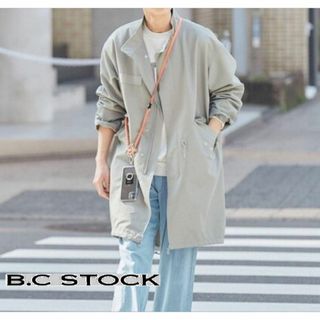 ベーセーストック(B.C STOCK)の美品★B.C STOCK LIGHT COLOR ツイル モッズコート(モッズコート)