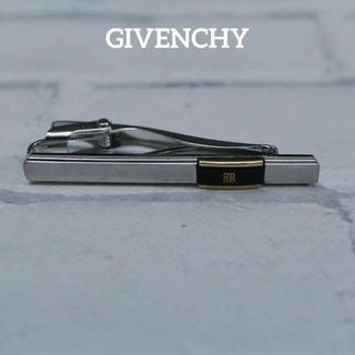 ジバンシィ(GIVENCHY)の【匿名配送】ジバンシー タイピン シルバー ロゴ シンプル 5(ネクタイピン)