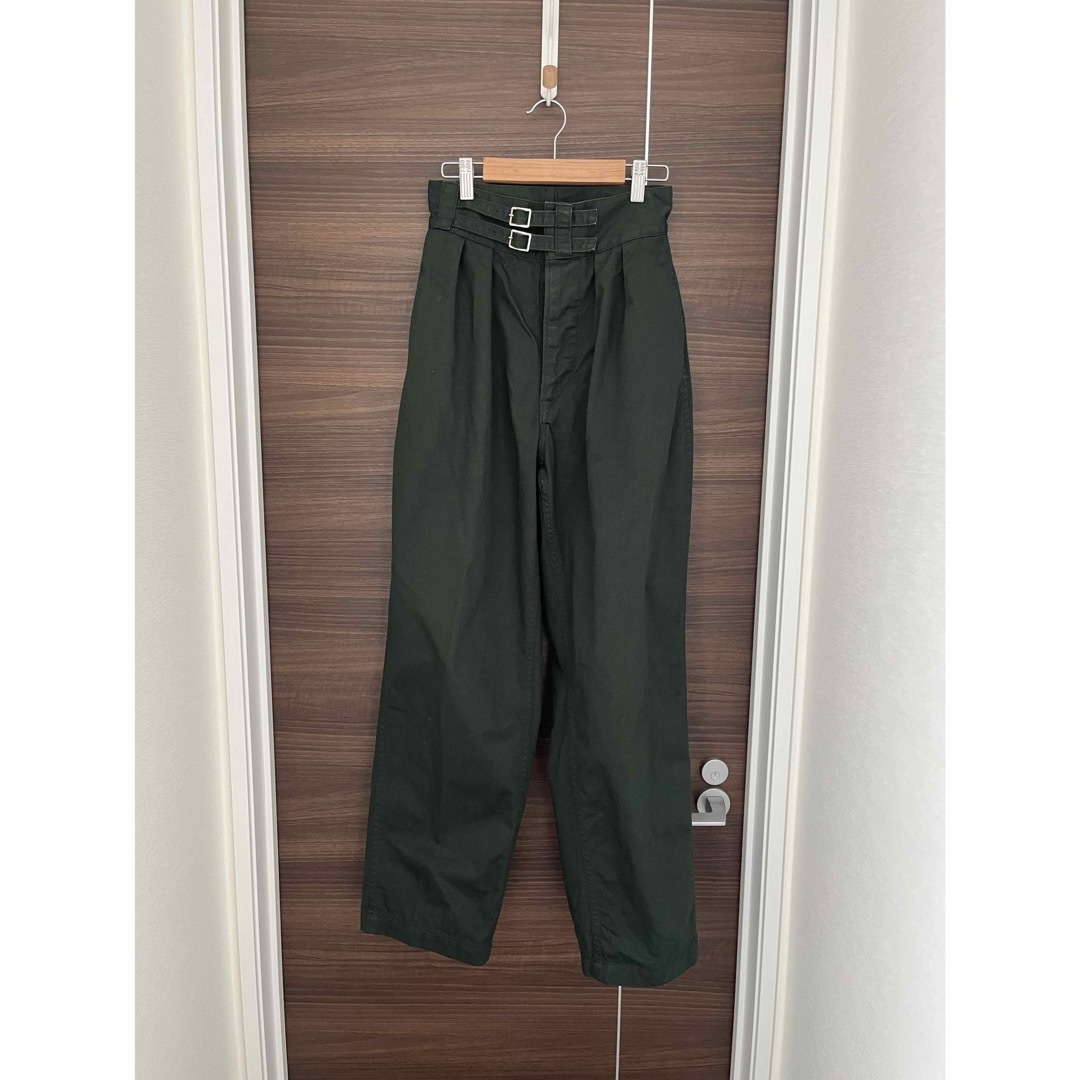 leno DOUBLE BELTED GURKHA TROUSERS レディースのパンツ(ワークパンツ/カーゴパンツ)の商品写真