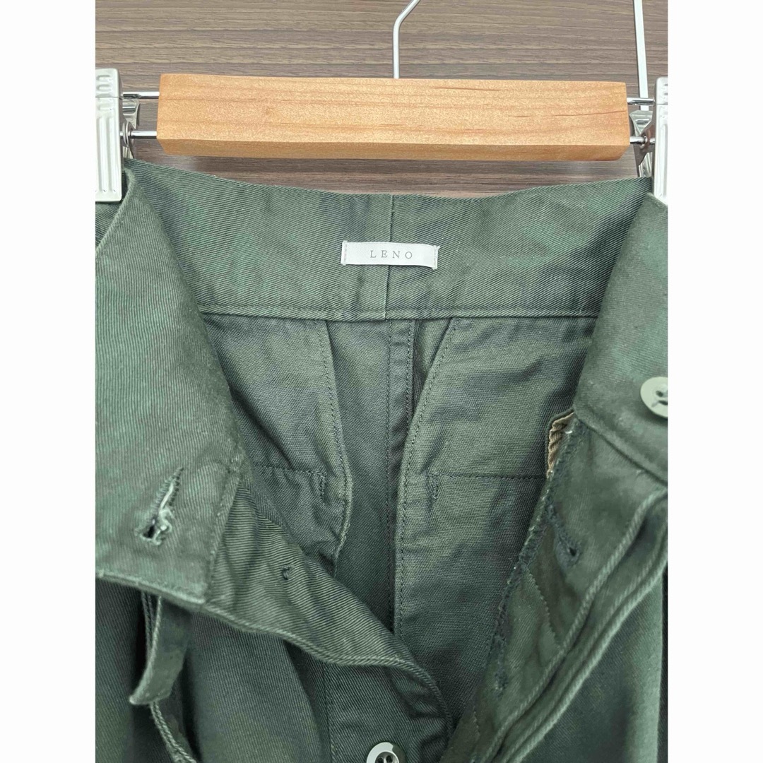 leno DOUBLE BELTED GURKHA TROUSERS レディースのパンツ(ワークパンツ/カーゴパンツ)の商品写真