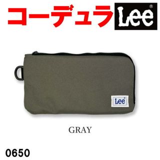 グレー Lee リー 0650 コーデュラ ナイロン L字 長財布(長財布)