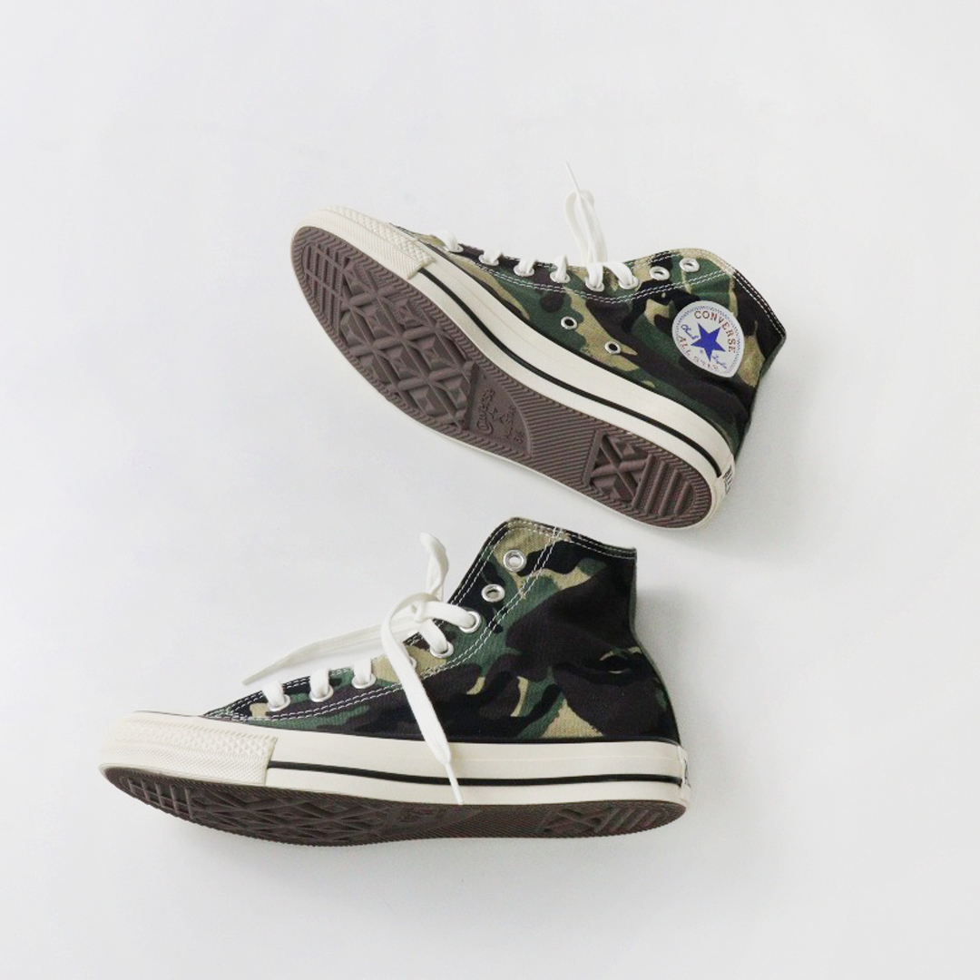 CONVERSE(コンバース)の新品 未使用 コンバースオールスター CONVERSE ALL STAR DPM-CAMO HI カモ柄 1SD046 スニーカー 25cm/グリーン【2400013739207】 レディースの靴/シューズ(スニーカー)の商品写真