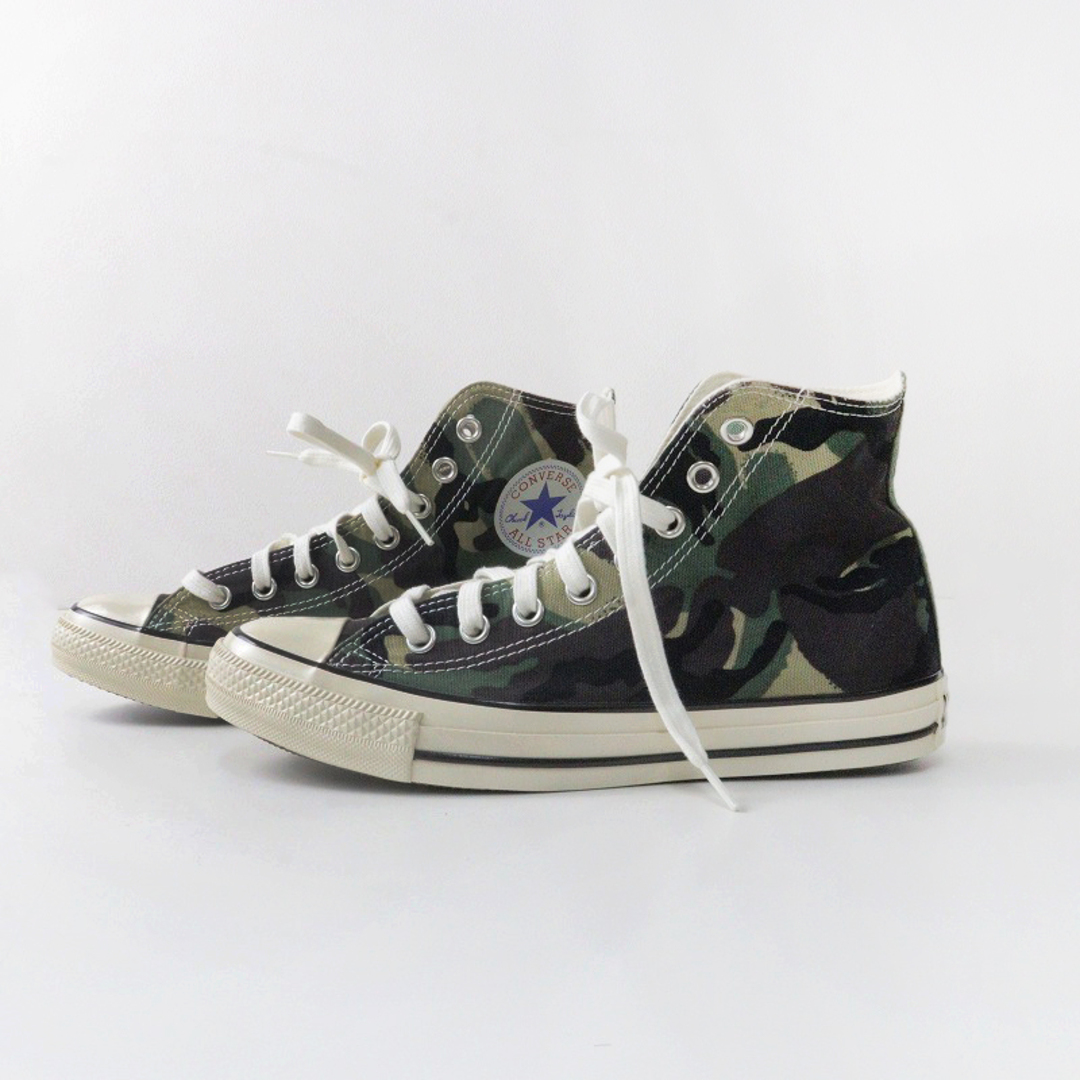 CONVERSE(コンバース)の新品 未使用 コンバースオールスター CONVERSE ALL STAR DPM-CAMO HI カモ柄 1SD046 スニーカー 25cm/グリーン【2400013739207】 レディースの靴/シューズ(スニーカー)の商品写真