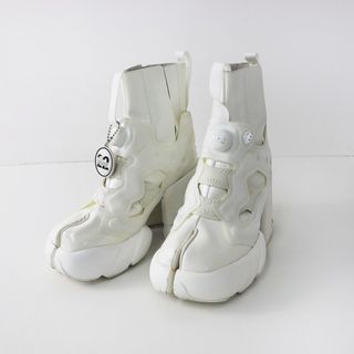 メゾンマルジェラ リーボック Maison Margiela × Reebok TABI INSTAPUMP FURY 37/ホワイト ポンプフューリー 24cm【2400013830256】(その他)