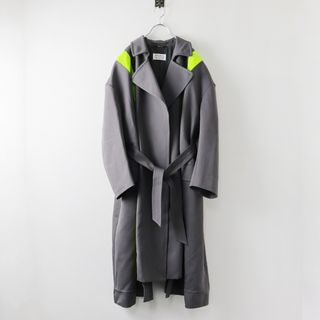 美品 2019AW メゾンマルジェラ Maison Margiela S51AA0191 トレンチコート 36/グレー テープ ロング ベルト【2400013830355】(トレンチコート)