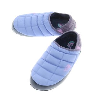 【中古】【未使用】クロット CLOT × THE NORTH FACE Nuptse Slipper ヌプシ 中綿 シューズ スマルトブルーxパープル系【サイズ28cm】【メンズ】(その他)