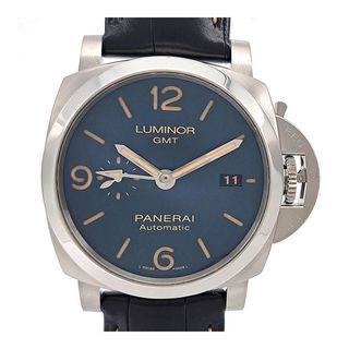 オフィチーネパネライ(OFFICINE PANERAI)のオフィチーネ パネライ ルミノール GMT PAM01033 自動巻き ステンレススティール メンズ OFFICINE PANERAI 【中古】 【時計】(腕時計(アナログ))