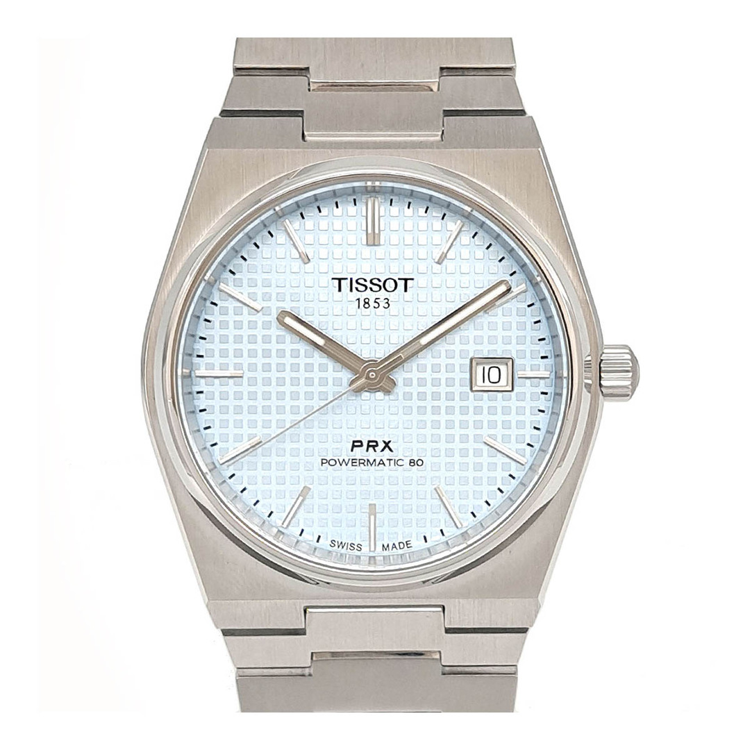 TISSOT(ティソ)のティソ PRX パワーマティック80 T137.407.11.351.00 自動巻き ステンレススティール メンズ TISSOT [美品] 【中古】 【時計】 メンズの時計(腕時計(アナログ))の商品写真