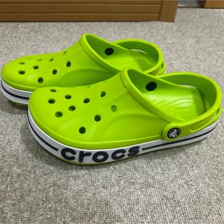 クロックス(crocs)の新品未使用タグなし  クロックス ライム(サンダル)