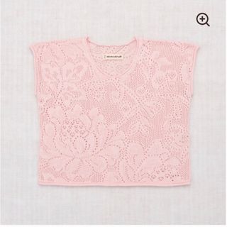 ミーシャアンドパフ(Misha & Puff)のMisha&Puff Boxy Lace Crop Tee 4-5y(Tシャツ/カットソー)