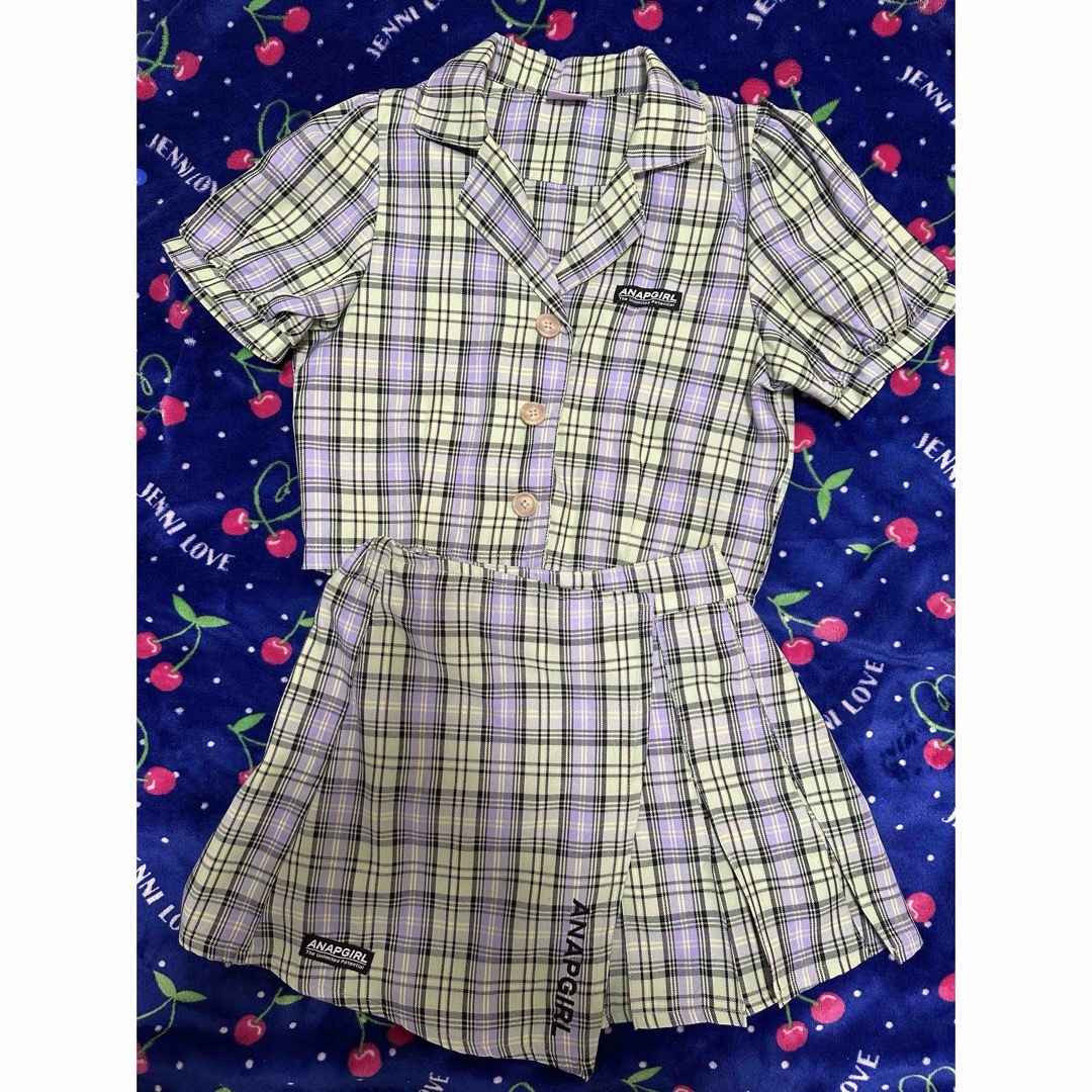 ANAP GiRL(アナップガール)のANAP girl 上下セット キッズ/ベビー/マタニティのキッズ服女の子用(90cm~)(その他)の商品写真