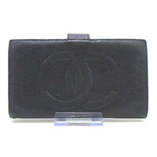 シャネル(CHANEL)のCHANEL(シャネル) 長財布 キャビアスキン A01429 黒 ココマーク キャビアスキン(財布)